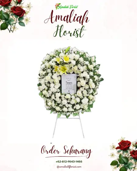 Krans Bunga Duka Saung Engkong Ano Cibinong